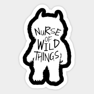 Nurse of Wild Things Sticker